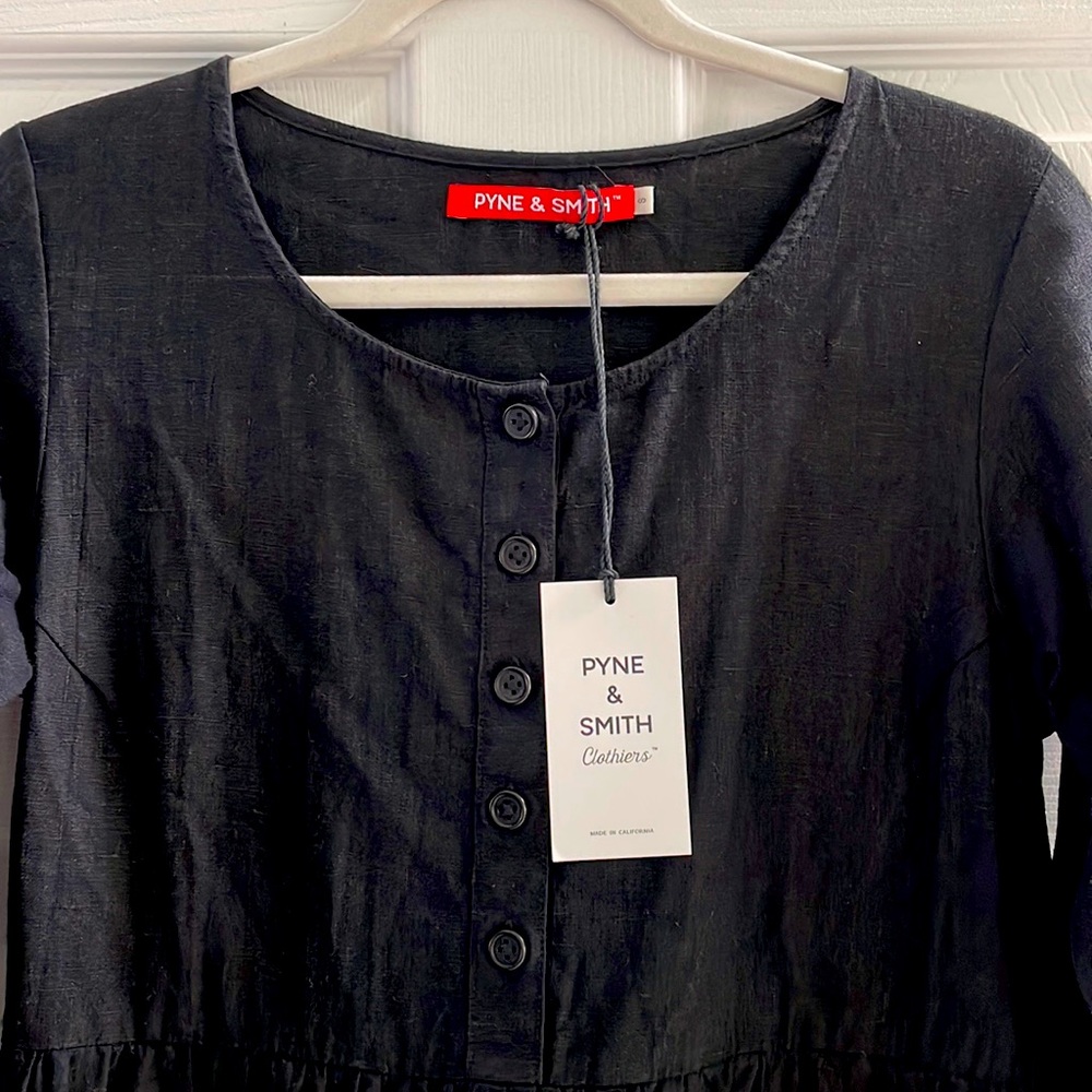 Pyne and Smith black No. 12 linen dress